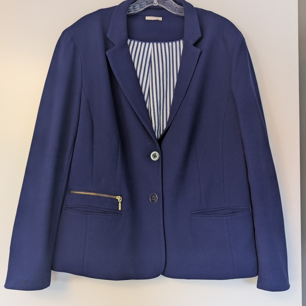 Chico's Purple Two-Button Blazer - image 12